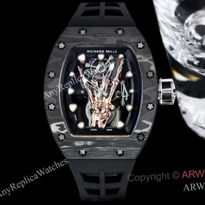 Swiss Copy Richard Mille RM66 ‘Rockstar’ Flying Tourbillon Watch Carbon TPT